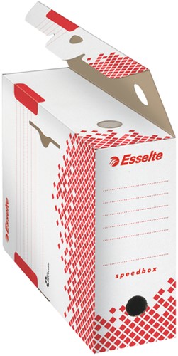 Archiefdoos Esselte Speedbox 100x250x350mm wit-1