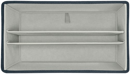 Opbergtas Leitz gestoffeerd 200x210x355mm grijs-5