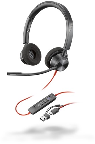 Headset HP POLY Blackwire 3320 Stereo USB-C