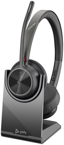 Headset HP POLY Voyager 4320-M met BT700 dongle en oplaadstatief-3
