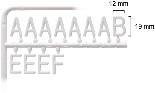 Letterbord IEZZY 40x60cm naturel hout-7