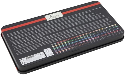 Kleurpotloden Nassau fine art assorti blik à 120 stuks-5