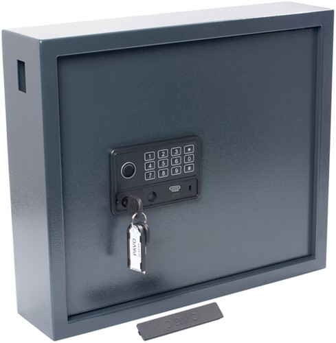 Sleutelkast Pavo high security magnetisch met fingerprintslot 20 haken 350x410x100mm-3