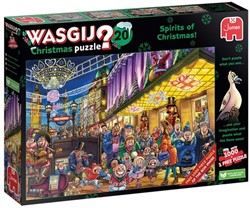 Puzzel Wasgij Christmas 20 - De Geesten van de Kerstmis! 2x1000st (1 puzzle for free)