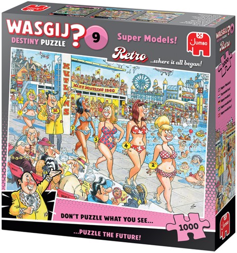Wasgij Retro Destiny 9 - Super Models! 1000 st-2