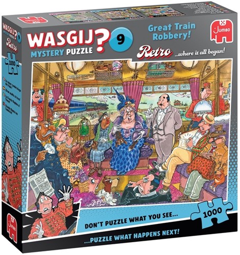 Wasgij Mystery 9 - The Great Train Robbery 1000 st