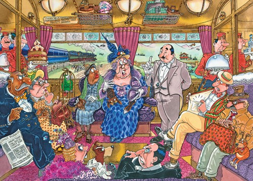 Wasgij Mystery 9 - The Great Train Robbery 1000 st-1