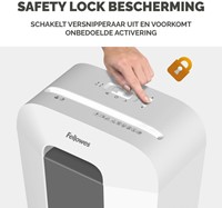 Papiervernietiger Fellowes Powershred LX50 snippers 4x37mm wit-2