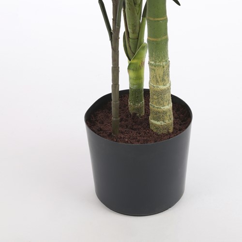 Kunstplant Mica Areca palm in plastic pot 150x100cm-3