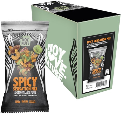 Noten NoyNuts spicy sensation mix zak 45 gram