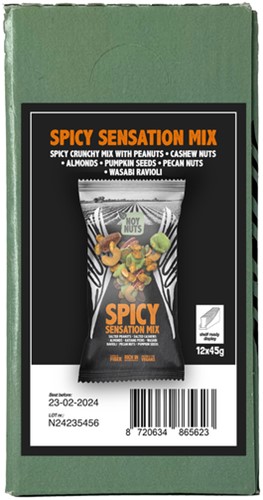 Noten NoyNuts spicy sensation mix zak 45 gram-3