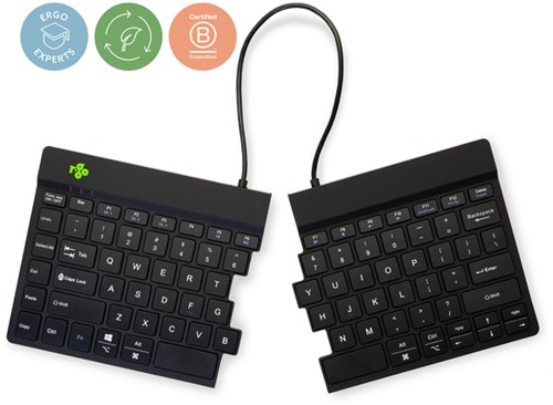 Toetsenbord R-Go Split Break QWERTY WL zwart