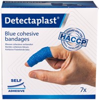 Cohesief verband blauw Detectaplast assorti 7 stuks