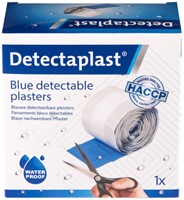 Waterafstotende blauwe pleister Detectaplast 6cmx5m-2