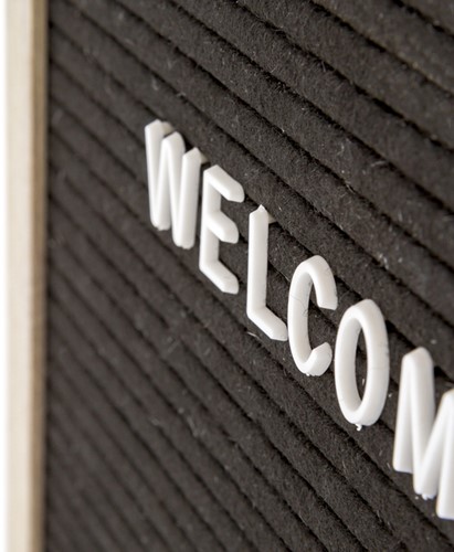 Letterbord IEZZY 30x30cm naturel hout-1