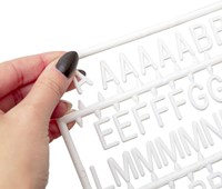 Letterbord IEZZY 30x30cm naturel hout-2