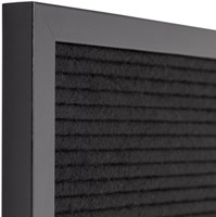 Letterbord IEZZY 30x30cm zwart hout-1