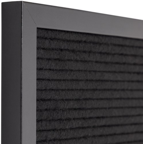 Letterbord IEZZY 30x30cm zwart hout-1