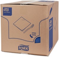 Lunchservet Tork Advanced 1/8 vouw 2-laags 328x325mm 200 vel donkerblauw 477421-2