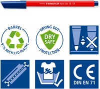 Kleurstift Staedtler Noris 326 kartonnen etui 20 kleuren-1