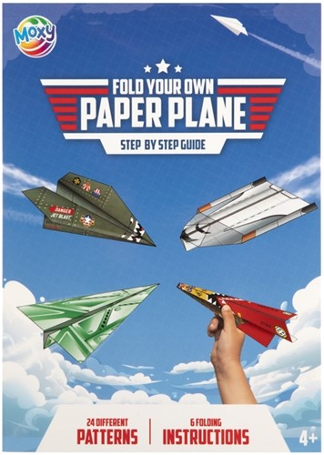 Fold your own Paper Planes block 24 sheet 25x18cm