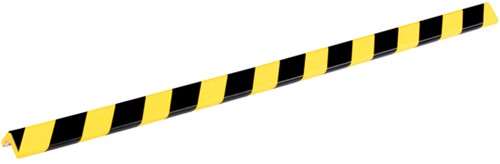 Beschermingsprofiel Durable C35 hoek 1m geel zwart-2