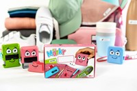 Textielstempel Colop Marky personaliseerbaar roze-1