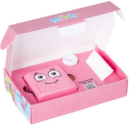 Textielstempel Colop Marky personaliseerbaar roze-2