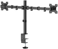 Monitorarm Quantore 2 schermen 17-27 inch zwart-2