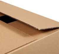 Amerikaanse vouwdoos IEZZY 400x300x200mm B-golf bruin-2