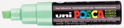 Paintmarker Uni POSCA PC8K breed schuin lichtgroen
