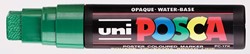 Paintmarker Uni POSCA PC17K extra breed rechthoek donkergroen
