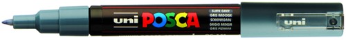 Paintmarker Uni POSCA PC1MC extra fijn leisteengrijs
