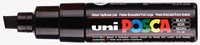 Paintmarker Uni POSCA PC8K breed schuin zwart