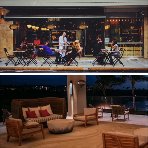 Terrasverwarmer BRASQ PHW100 hangend elektrisch-2