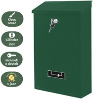 Brievenbus BRASQ PB100 Basic wand groen-3