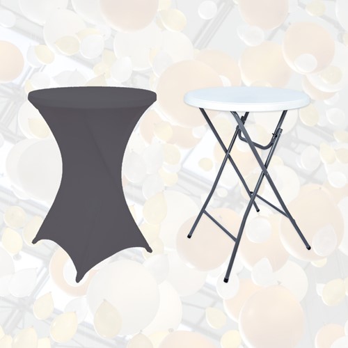 Tafelrok BRASQ voor statafel 80cm antraciet-1