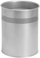 Papierbak BRASQ 15 liter zilver