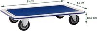 Transportkar BRASQ zonder duwbeugel 300kg-2