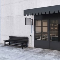 Asbak BRASQ wand AT200 RVS-6