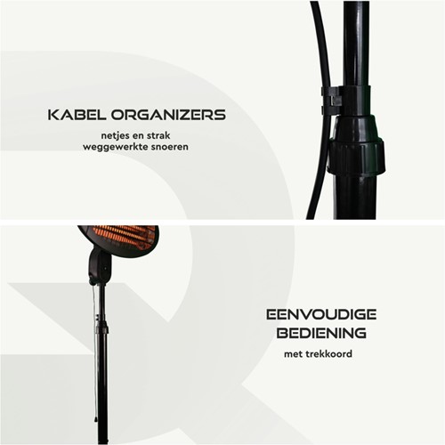 Terrasverwarmer BRASQ PHS100 staand elektrisch-1