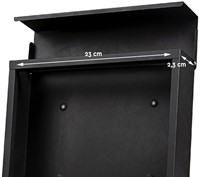 Brievenbus BRASQ PB300 Premium zwart-3