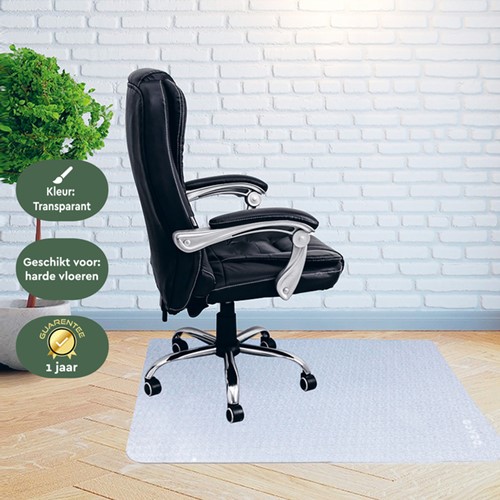 Stoelmat BRASQ PVC 90x120 voor harde vloer-1