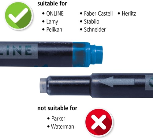 Inktpatroon Online Kombi assorti blister à 5 doosjes à 5 stuks-2