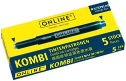 Inktpatroon Online Kombi nachtblauw doos à 5 stuks