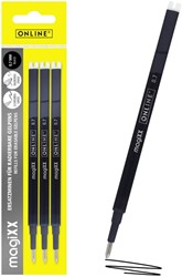 Gelschrijvervulling Online Magixx medium zwart blister à 3 stuks