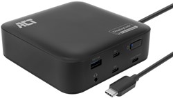 Dockingstation ACT USB-C Dual Monitor met Power Delivery