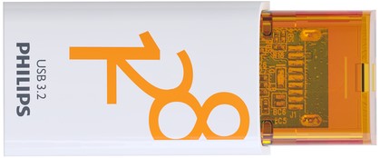 USB Stick Philips Click USB-C 128GB Sunrise Orange-2