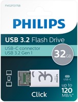 USB Stick Philips Click USB-C 32GB Shadow Grey