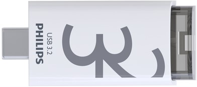 USB Stick Philips Click USB-C 32GB Shadow Grey-2